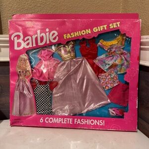 Vtg 1995 Barbie Fashion Gift Set 6 Complete Fashions Mattel #68073-94 New